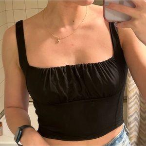 Black Corset Style Top